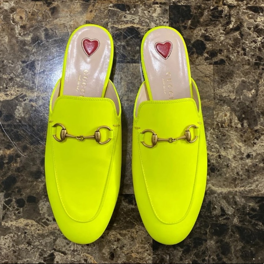 Authentic Gucci princetown  mule sz 5
